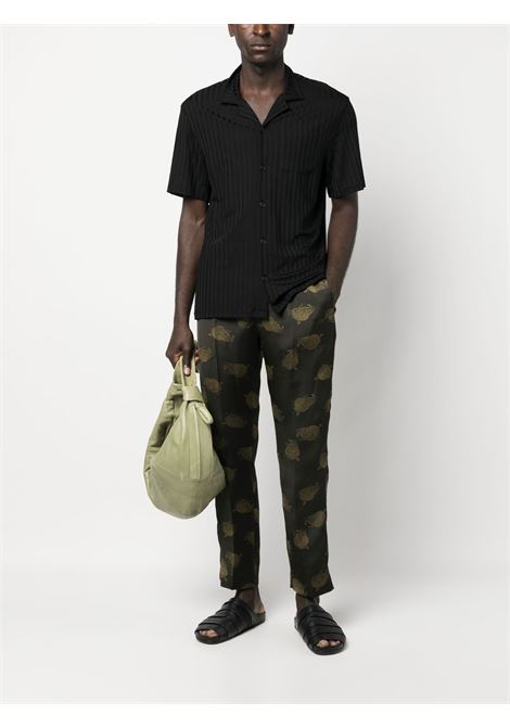 pantalone in tessuto jaquard DRIES VAN NOTEN | Pantalone | PARKINO6369606